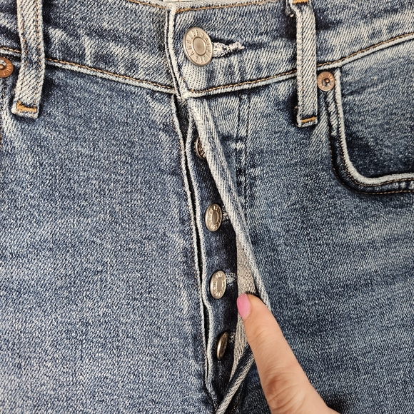 Agolde high rise distressed Nico skinny jeans - Picture 7 of 16